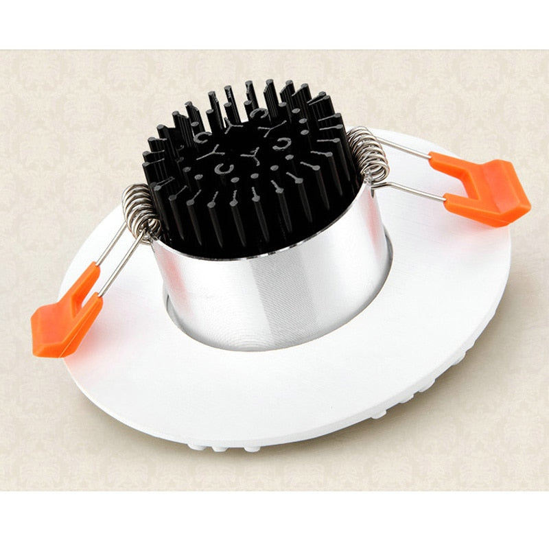 Dimmable LED Downlight 7W 9W Spot LED DownLights Dimmable cob LED Spot Recessed down lights for living room 110v 220v