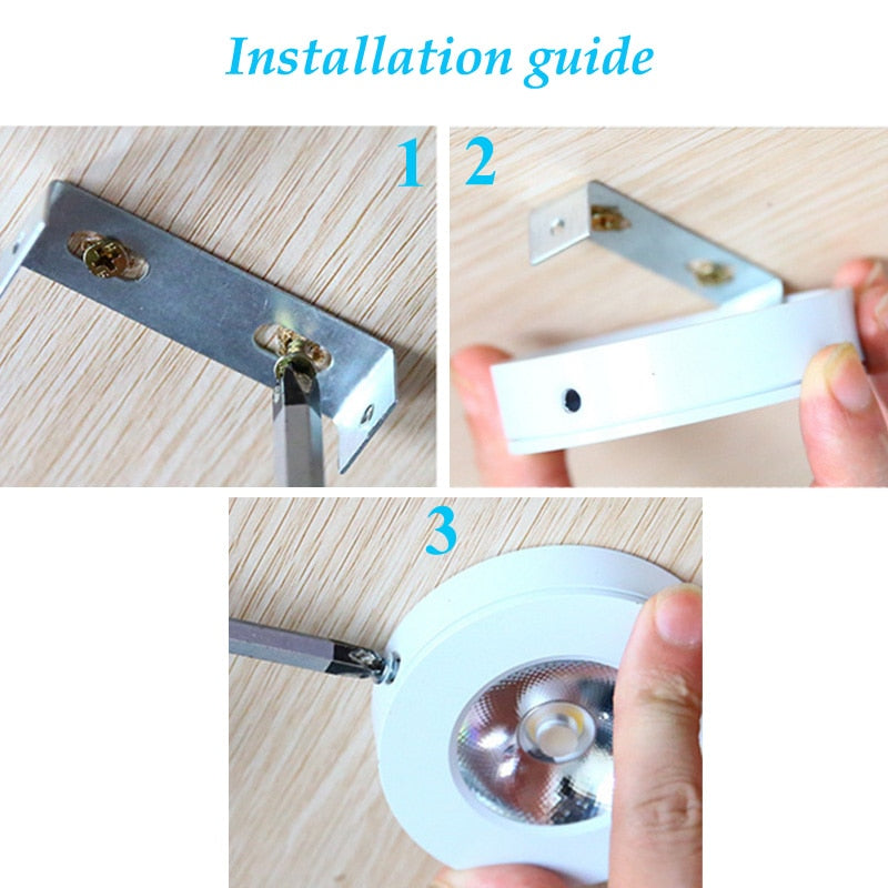 LED COB Downlight 3W 5W 7W 9W 12W 4PCS Round Surface mount Lamp AC220V 230V Led Bulb Bedroom Kitchen Indoor LED Spot Lighting