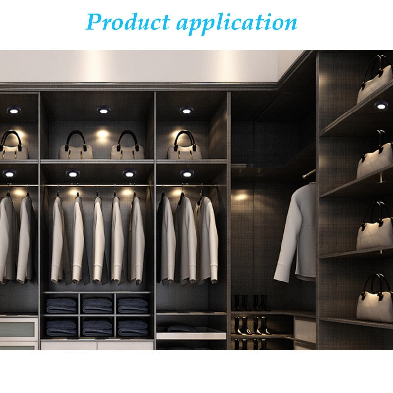 LED COB Downlight 3W 5W 7W 9W 12W 4PCS Round Surface mount Lamp AC220V 230V Led Bulb Bedroom Kitchen Indoor LED Spot Lighting