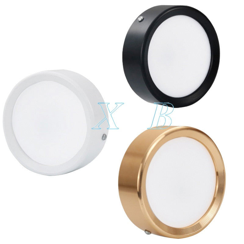 Ultra-thin led downlight 4 Colors 3W 5W 7W 9W 12W 15W 20W Surface Mounted AC220V LED spot lighting Led ceiling lamp Home Decor