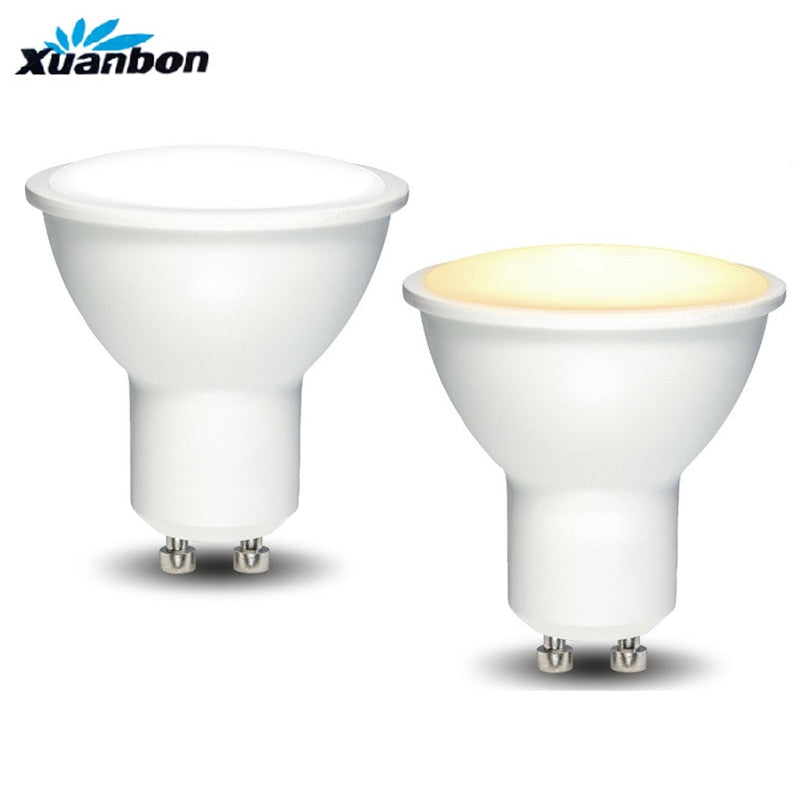 Dimmable GU10 GU5.3 AC110V 220V Led Spotlights MR16 DC12V Bulbs Indoor Lamps 3W 5W DownLights Aluminum+pc 3000K 4000K 6000K
