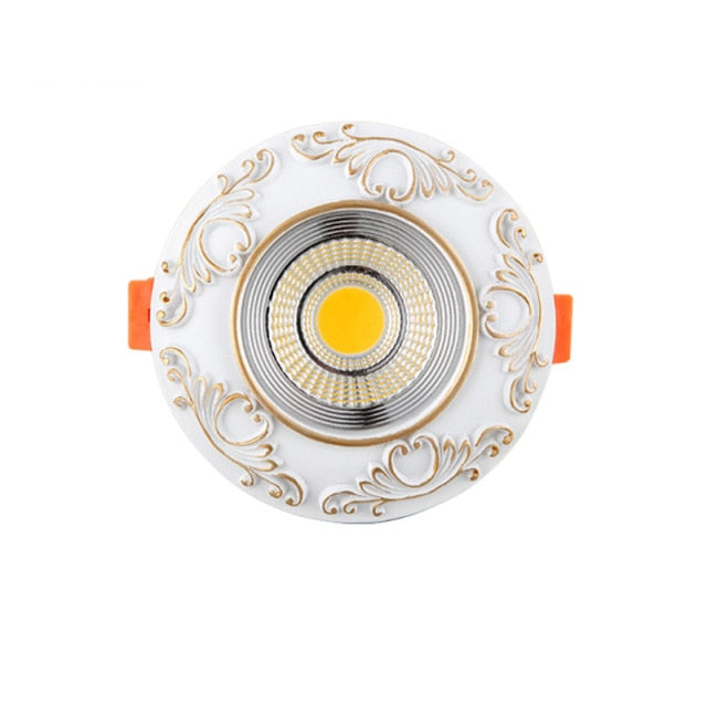 Dimmable Led Downlight light COB Ceiling Spot Light 3W 5W 7W 9W ceiling recessed Lights Indoor Lighting Resin body AC110V 220V