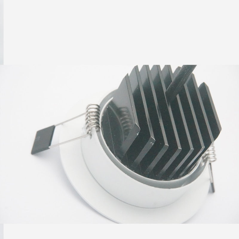 NEW 5W 9W 12W Dimmable Led downlight light COB Ceiling Spot Light 85-265V ceiling recessed Lights Indoor Lighting + LED driver