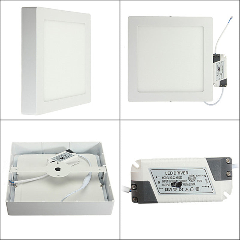 No Cut ceiling 9w 15w 25w Surface mounted led downlight Round/Square panel light Spot Down lamp AC110V 220V+ Driver