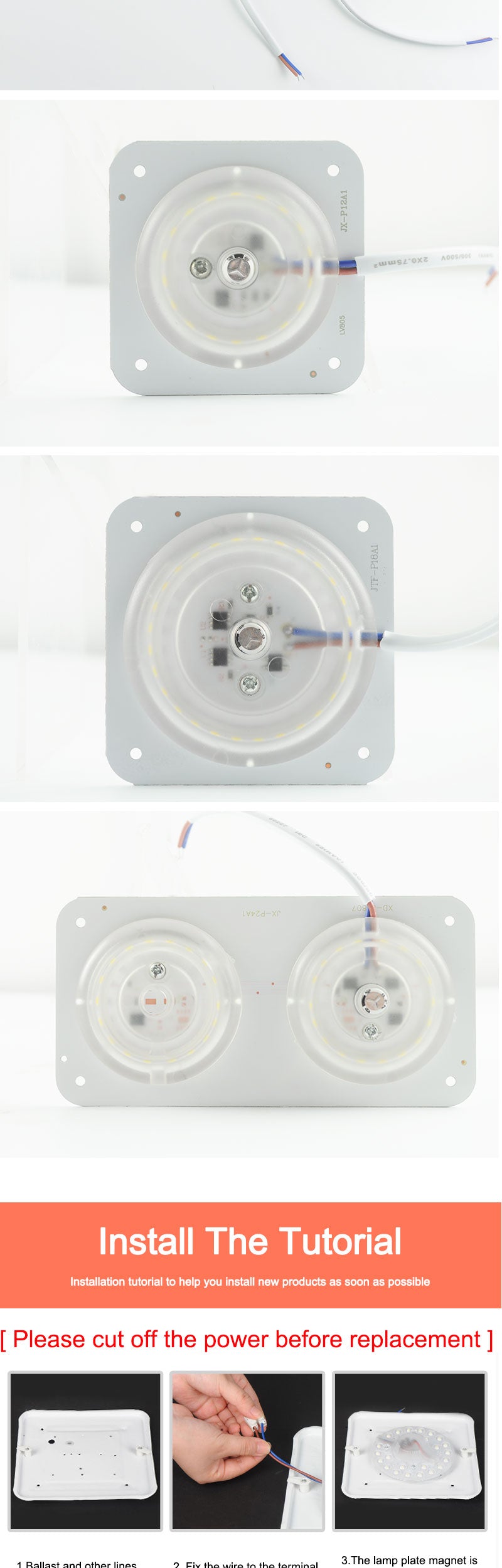 LED Downlights 12W 18W 24W 36W AC220V 240V led Lamps mini LED Module Lighting Source Round Bedroom Kitchen Indoor Lighting