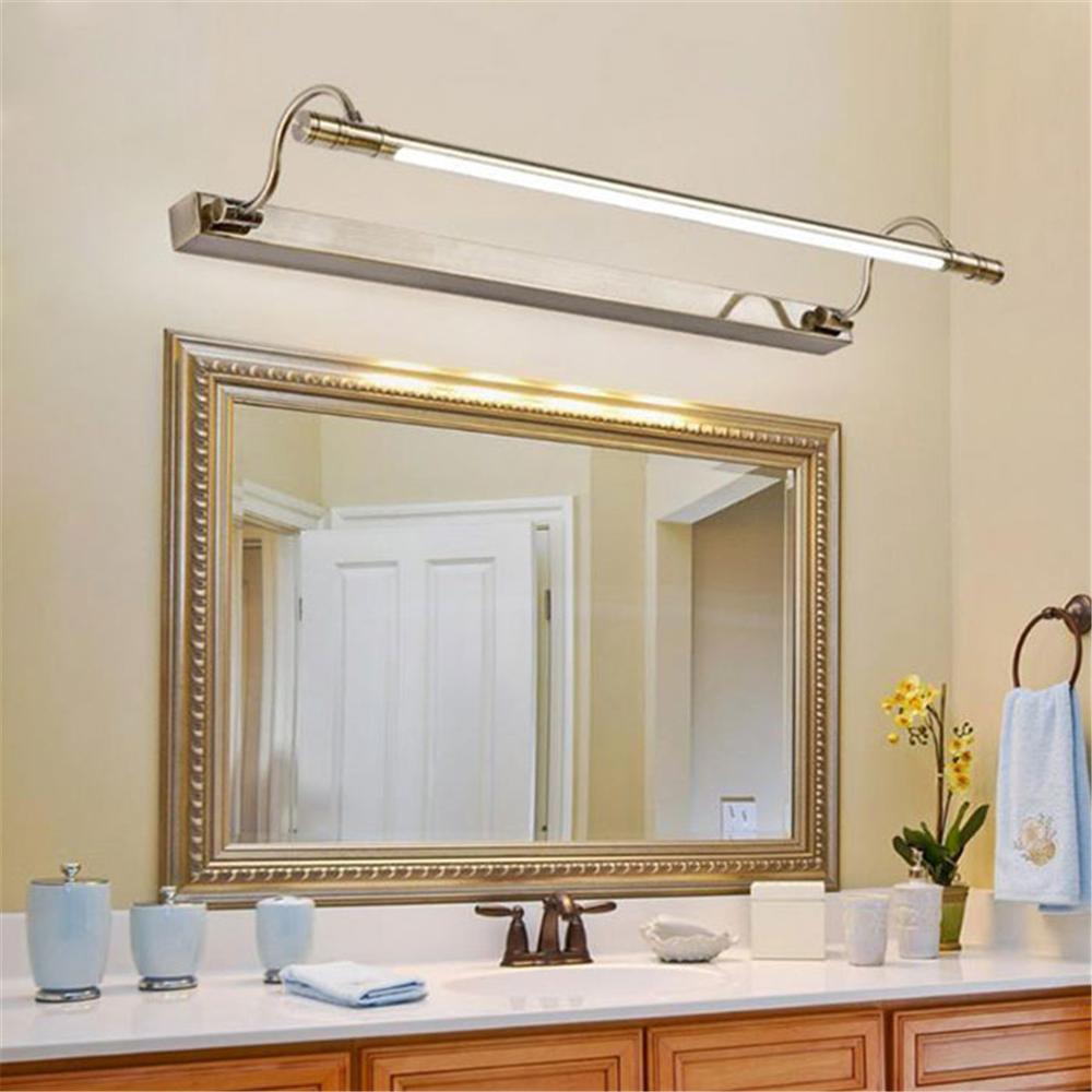 Vanity Lights LED Retro 100V-240V 10w 56cm Vanity Lights Minimalist Bathroom Mirror Front Lamp Modern European Painting Lamp Bronze Lights