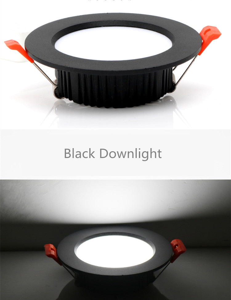 Led Downlights 5W 7W 9W 12W 15W 18W 24W 220V LED Recessed Ceiling Lamps 30w Waterproof Led Ceiling Light Room Indoor Lighting