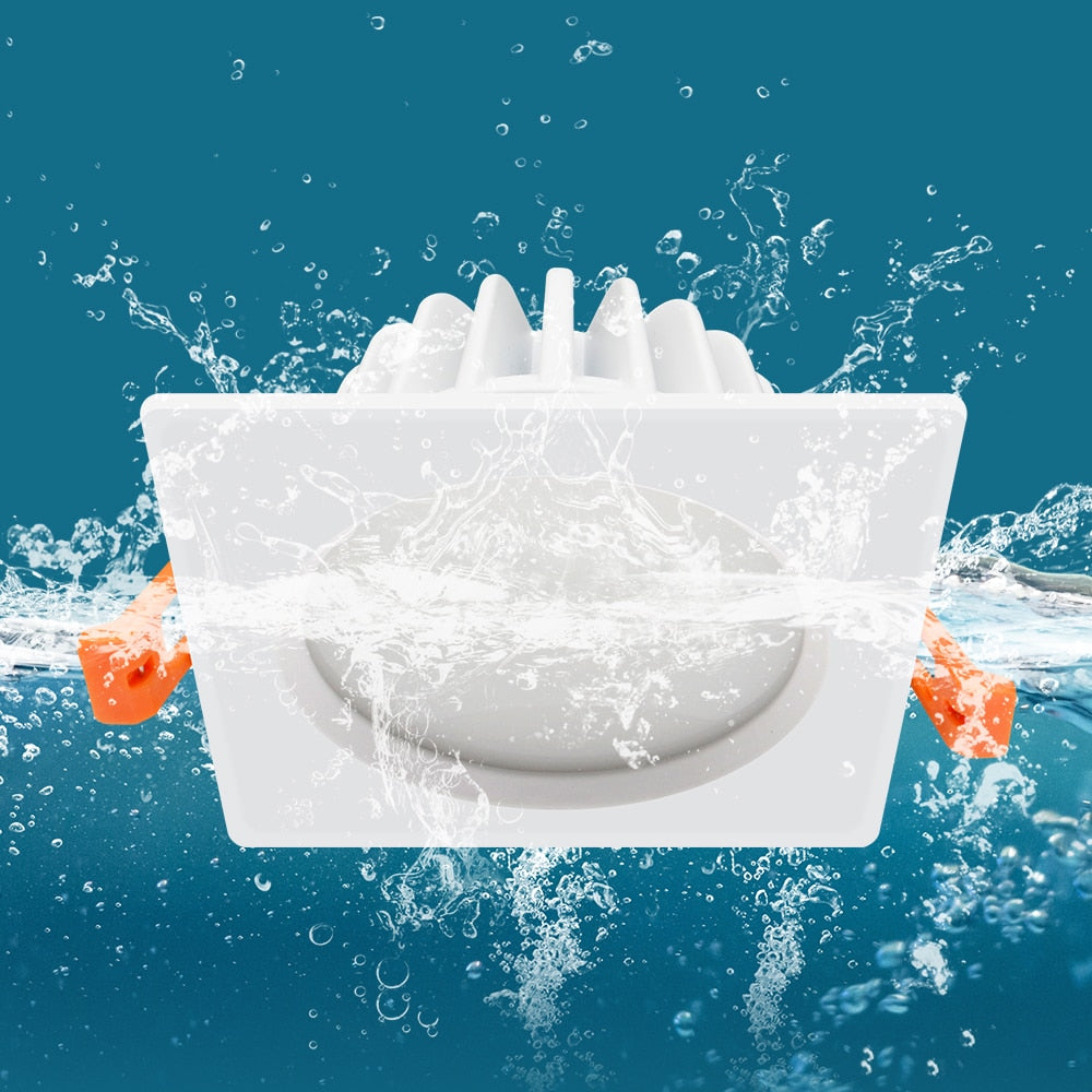 Recessed Led Downlight IP65 Ceiling Lamp Spot Led Waterproof Bathroom Lighting Fixtures Indoor Living Room Bedroom Kitchen Store