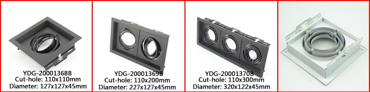 Downlight GU10 MR16 Recessed Ceiling Fixed Downlight Fitting Ceiling Spotlight