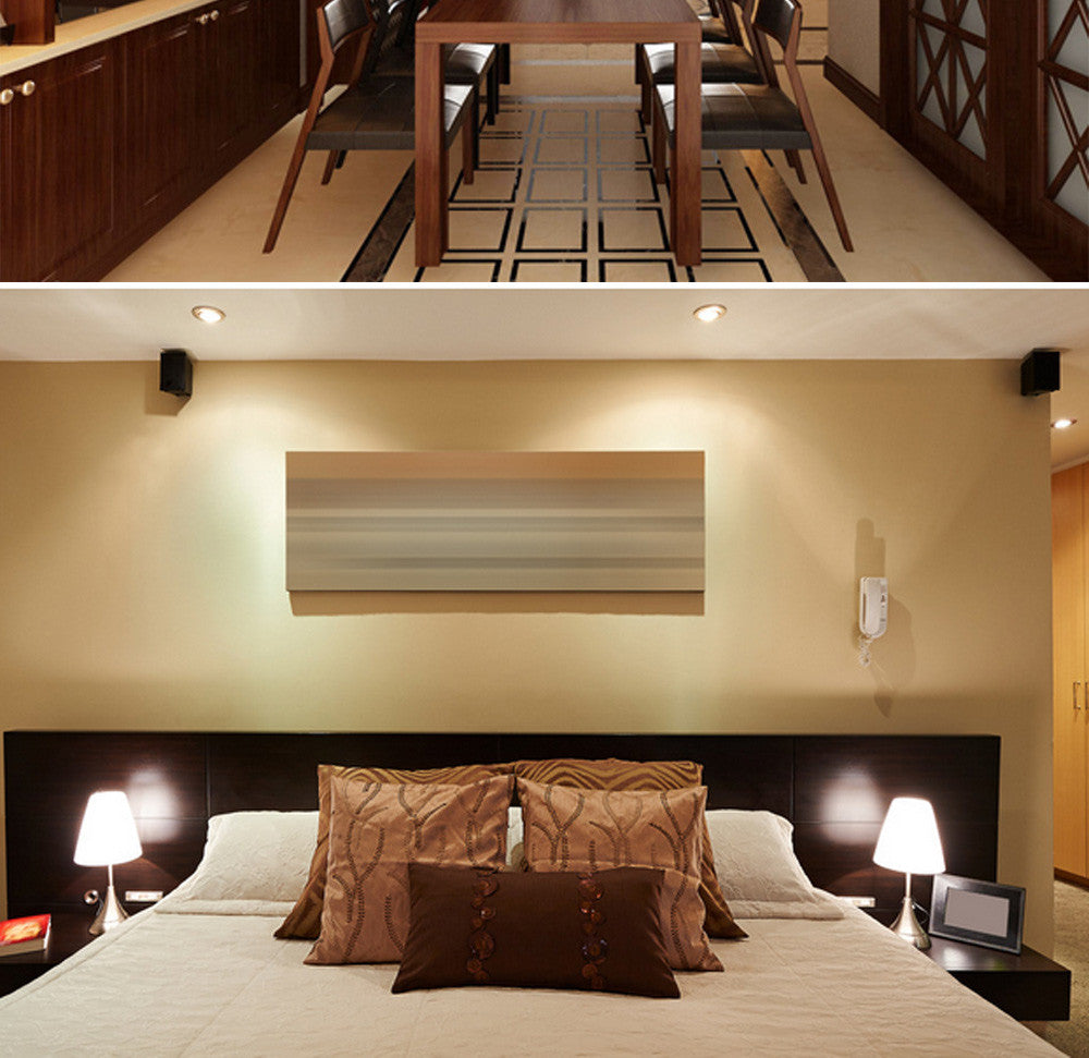 T-SUNRISE Ultra Thin LED Panel Downlight 8W 16W 24W 32W Round/Square LED Ceiling Recessed Lights Power Supply Included SMD4014