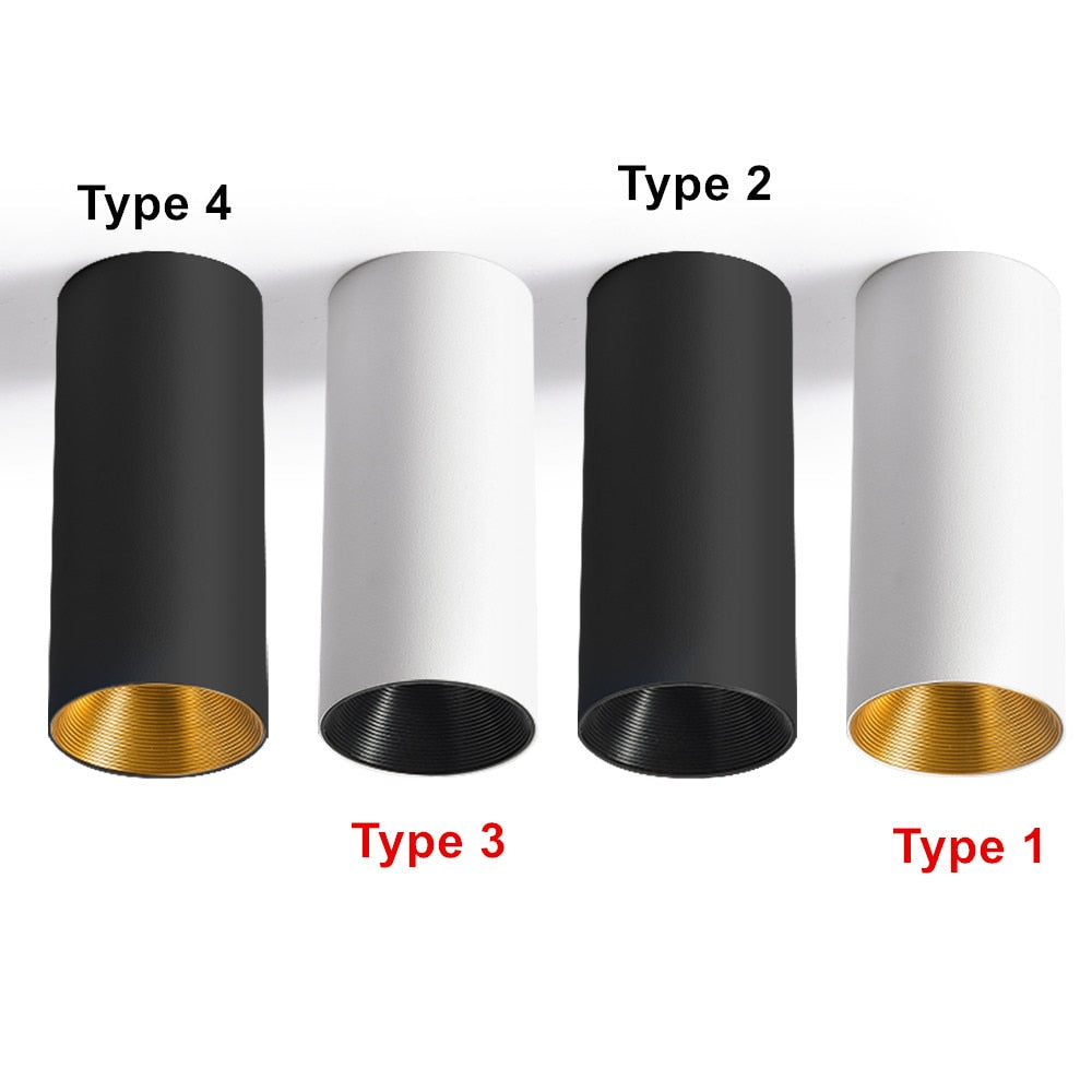 High Brightness Cree LED COB Ceiling Spot Lamp 10W 12W 15W Long Surface Mount Downlight for Indoor Lighting Kitchen Bedroom