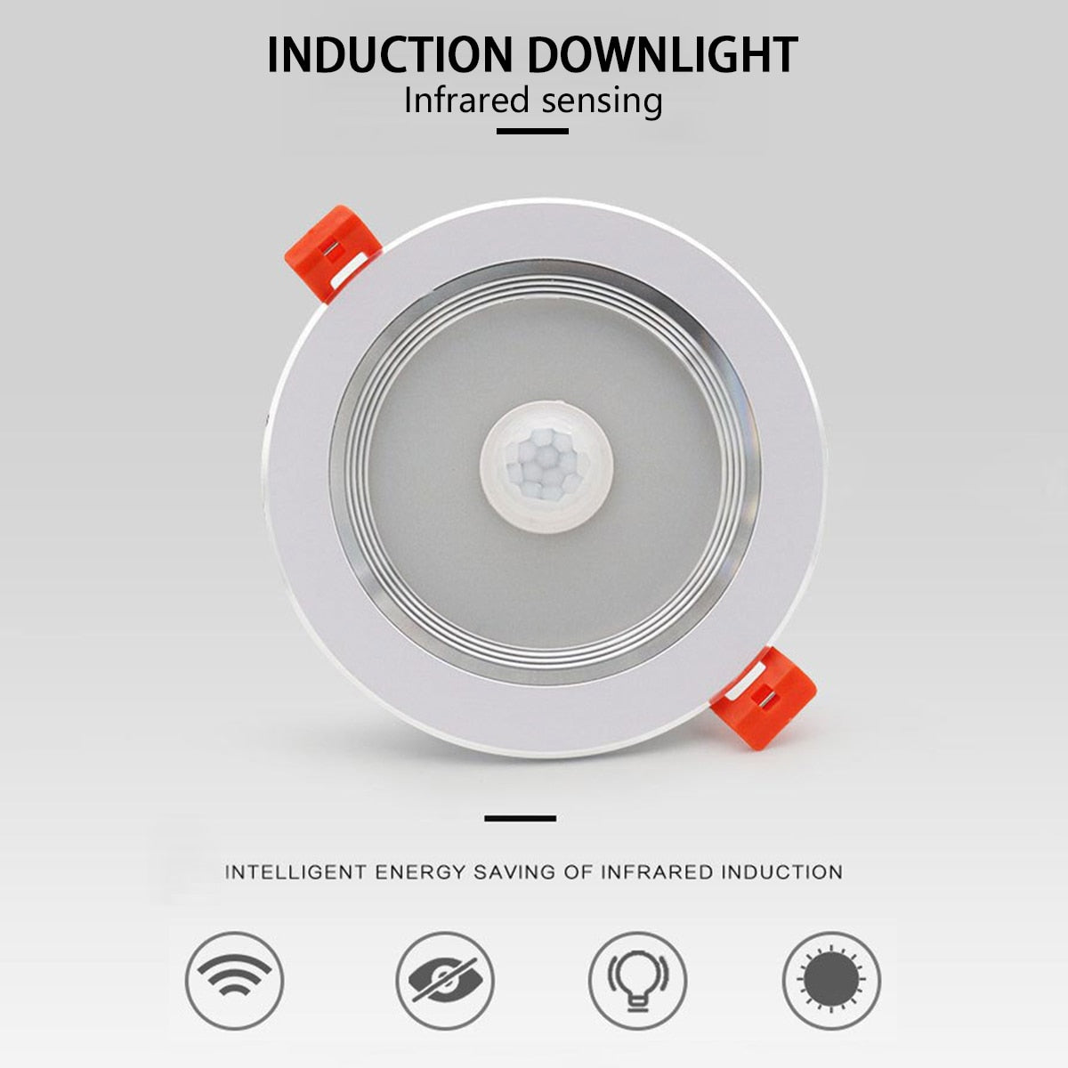 LED Ceiling Lamp 3W/5W/7W/12W/18W Downlights For Bathroom Stairs Balcony AC220V With Intelligent Infrared Sensor Lighting