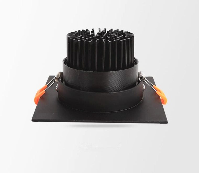 Recessed Dimmable COB LED Downlights 7W 9W 12W 24W LED Ceiling Spot Lights AC85-265V LED Ceiling Lamps Indoor Lighting