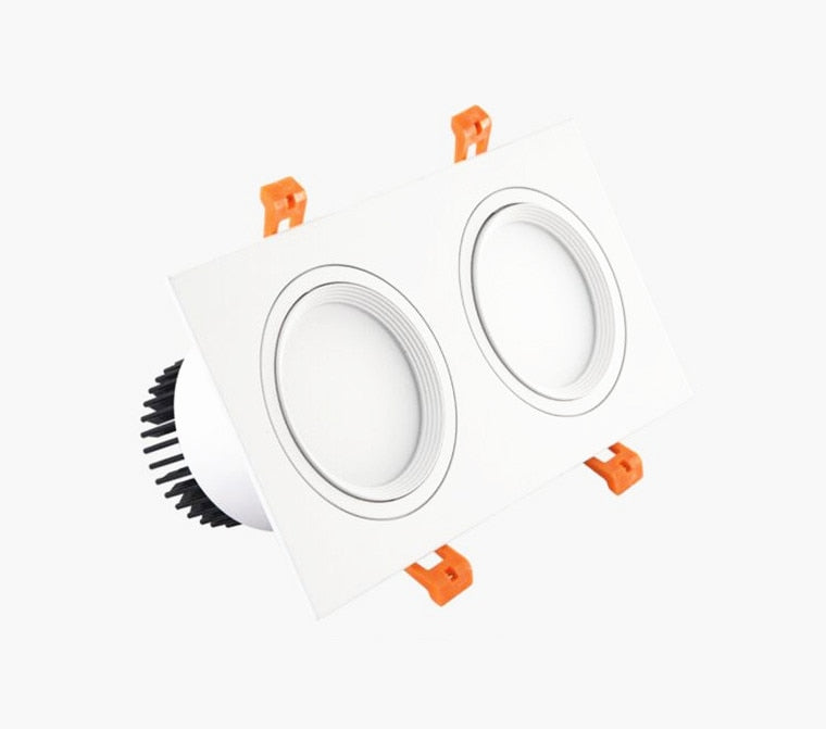 Recessed Dimmable COB LED Downlights 7W 9W 12W 24W LED Ceiling Spot Lights AC85-265V LED Ceiling Lamps Indoor Lighting