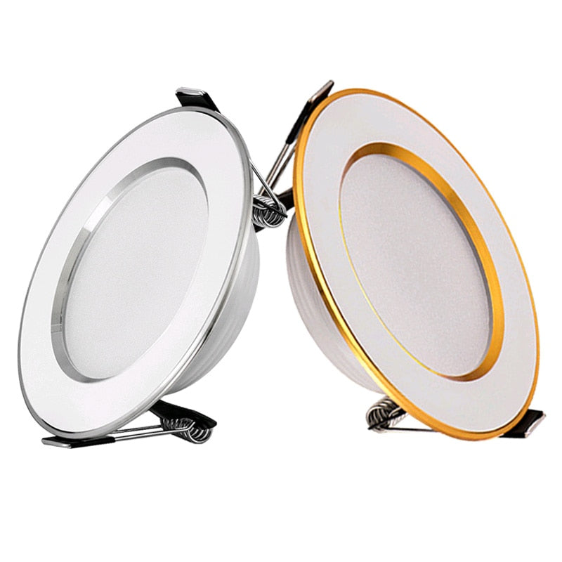 Ultra Thin LED Panel Light Round Downlight AC220V 3w 5w 7w 9w 12w 15w LED Ceiling Recessed Light For Indoor Bathroom Illuminate