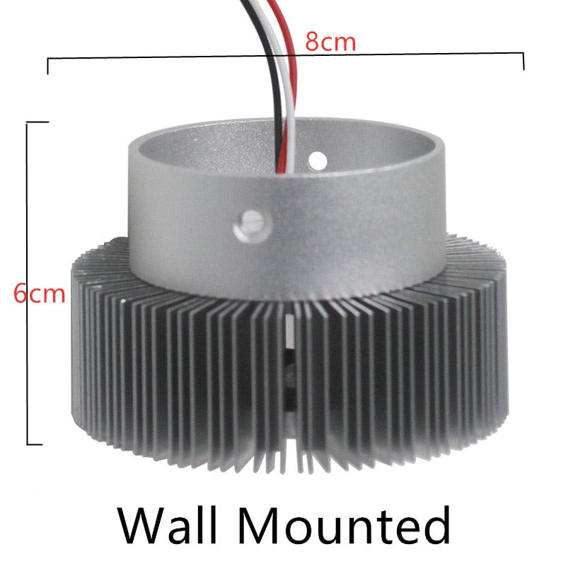 DBF Novelty Sunflower Aluminum 3W RGB LED Ceiling Light Surface Mount/Embeded LED Ceiling Light for KTV Bar Corridor Home Decor