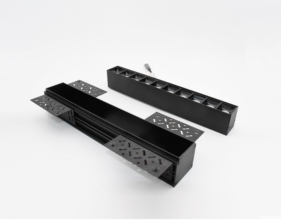 LED Downlights 5W 10W 15W Frameless Ceiling Embedded Pure Aluminum Profile Linear flush mounting Downlight Recessed Focus Dimming led Bar Light