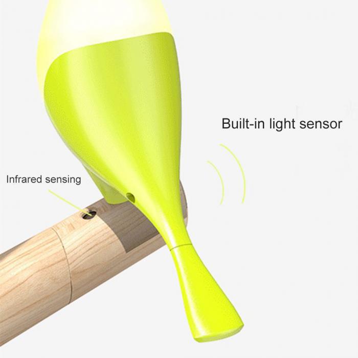 USB Charging LED Table Lamp Tree Branch 3200K Infrared Sensor Night Light No Flickering for Home GHS99