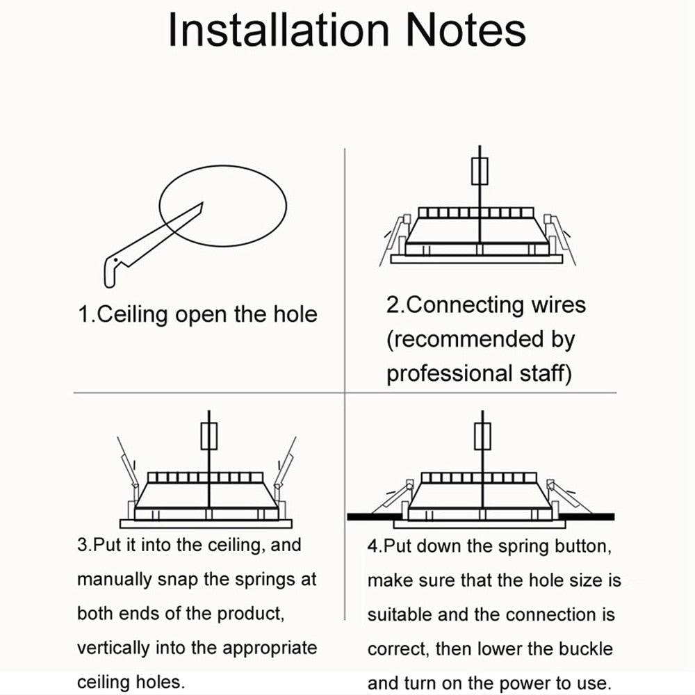 T-SUNRISE Ultra-thin 220V LED Downlight 6W 8W 15W 20W LED Ceiling Round Square Recessed Lamp LED Panel Light For Bedroom Kitchen