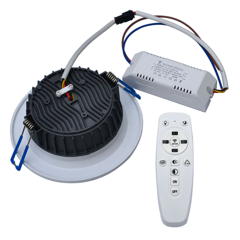 2.4G 12W Dimmable Recessed LED Downlight for Home Lighting Spot Light AC176 - 265V