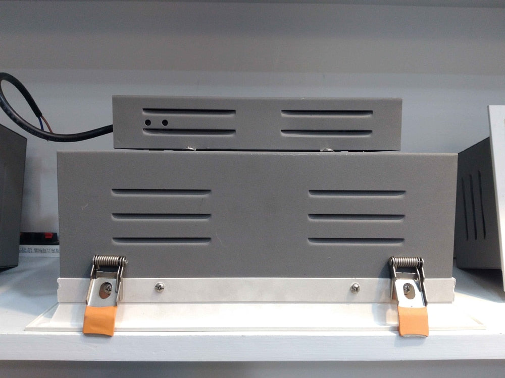 LED 2019 2X9W 2X15W 2X25W 2X40W Rectangular Dimmable Grille Lights Downlight Recessed Ceiling Lamp