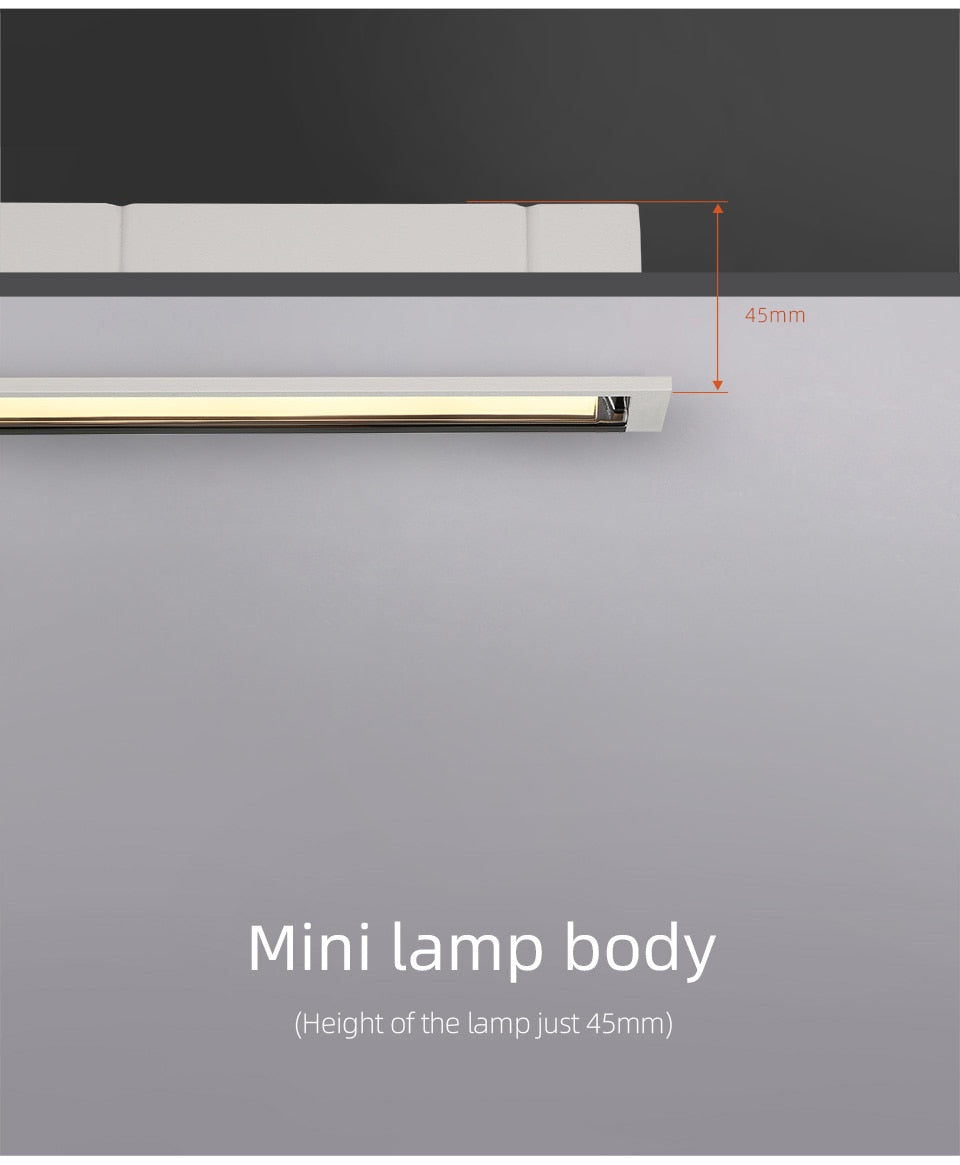 Aisilan Polarized Wall Washer Light Spot Light Commercial Embedded LED Downlight Hotel Aisle Grille Line Lights LED Downlight