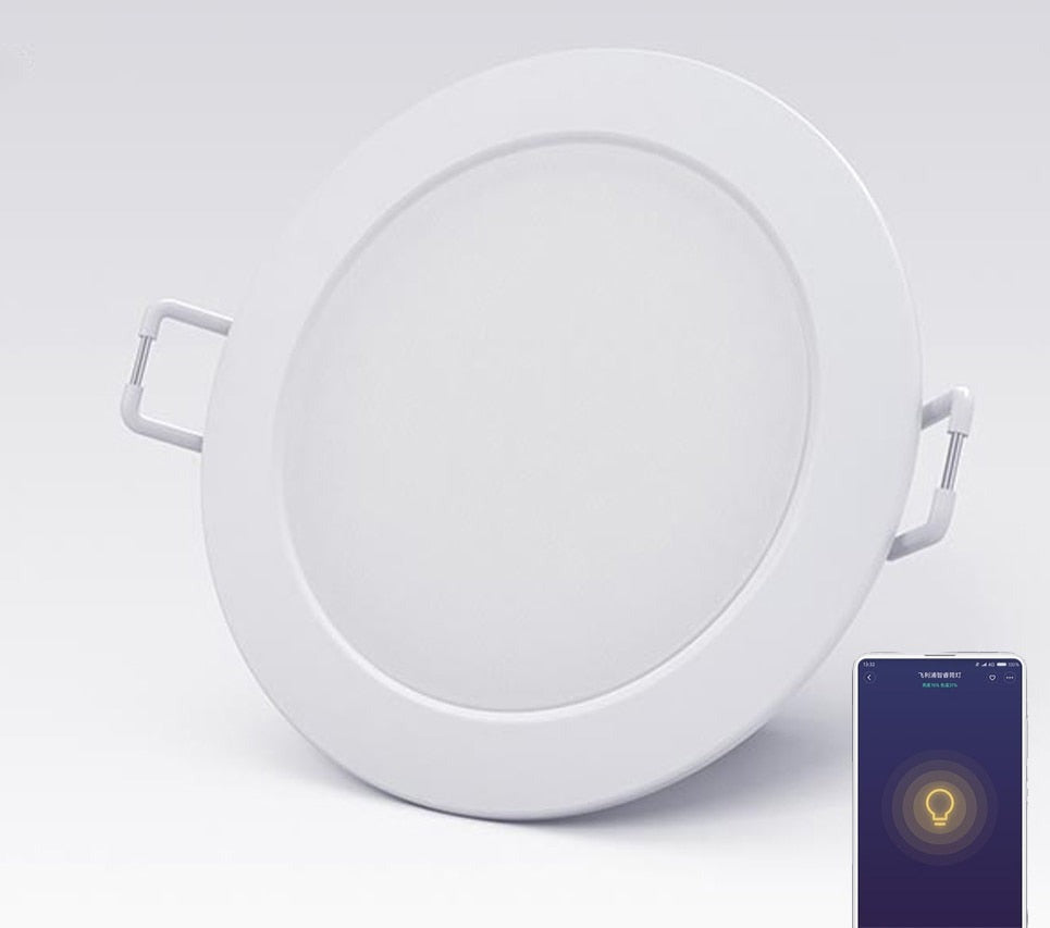 Smart Downlight Adjustable Color Temperature Ceiling Lamp Dimming White & Warm Light WIFI Work With Mi Home App 10 pcs