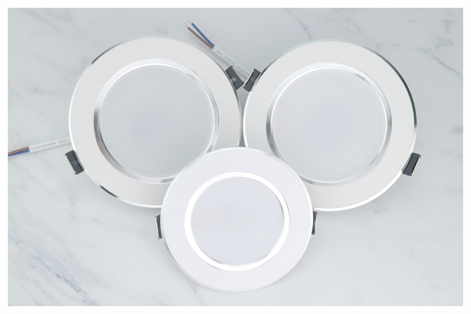 LED Downlight 3W 5W 7W 9W 12W Round Recessed Lamp 220V 230V 240V Led Bulb Bedroom Kitchen Indoor LED Spot Lighting