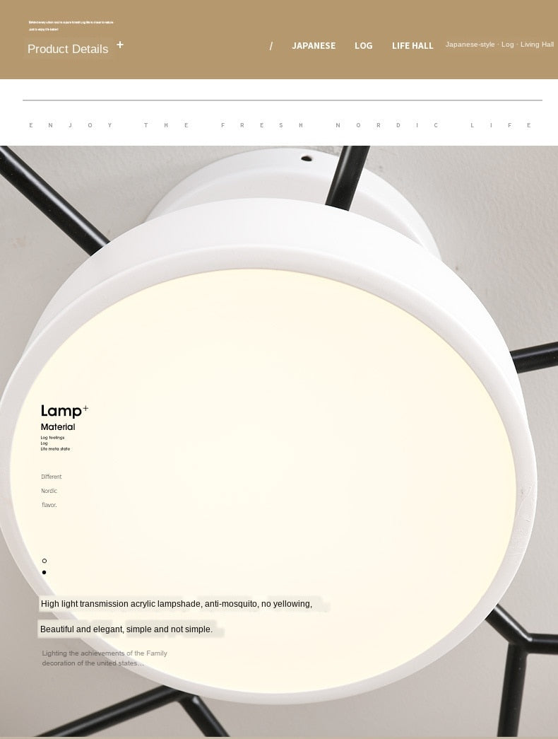 Modern living room LED ceiling lamp bedroom dining room lighting bathroom hotel chandelier factory direct sales