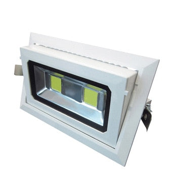 LED Downlight 40w 50W 4pcs/lot COB Rectangular Recessed Ceiling Down Light Rotatable Adjustable Downlight Indoor Lighting