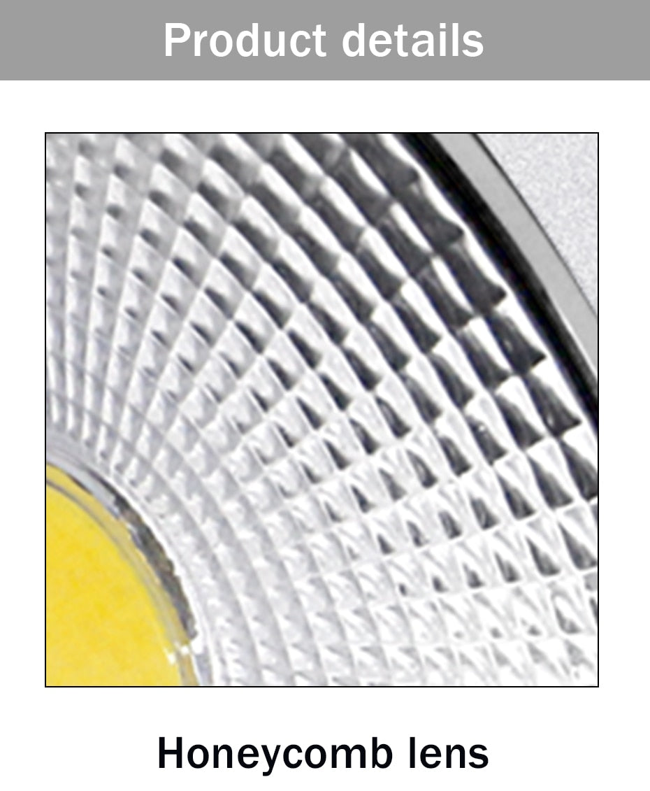 DBF Angle Adjustable Silver Body Dimmable LED Recessed Ceiling Downlight 7W 9W 12W 15W 18W With AC85-265V LED Driver Spot Lamp