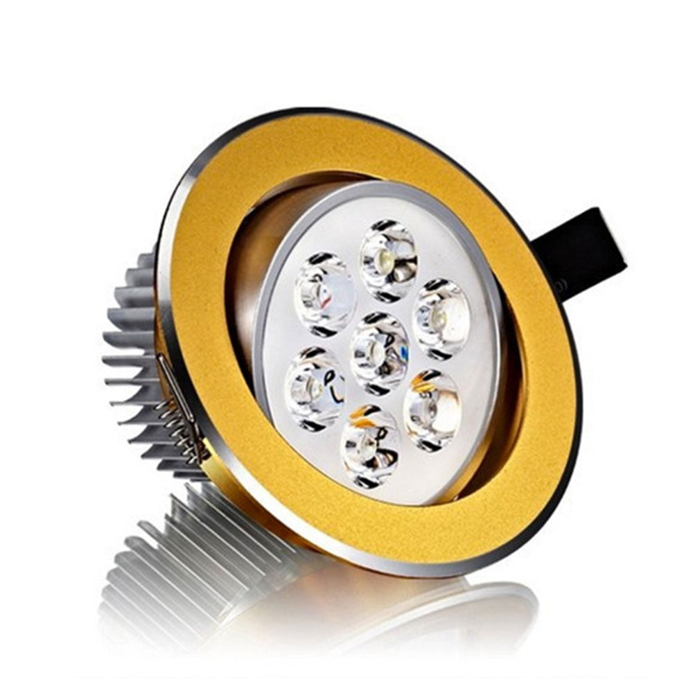 DBF Super Bright Angle Adjustable 3W 5W 7W 9W 12W 15W LED Ceiling Recessed Downlight Dimmable LED Ceiling Spot Light AC85-265V