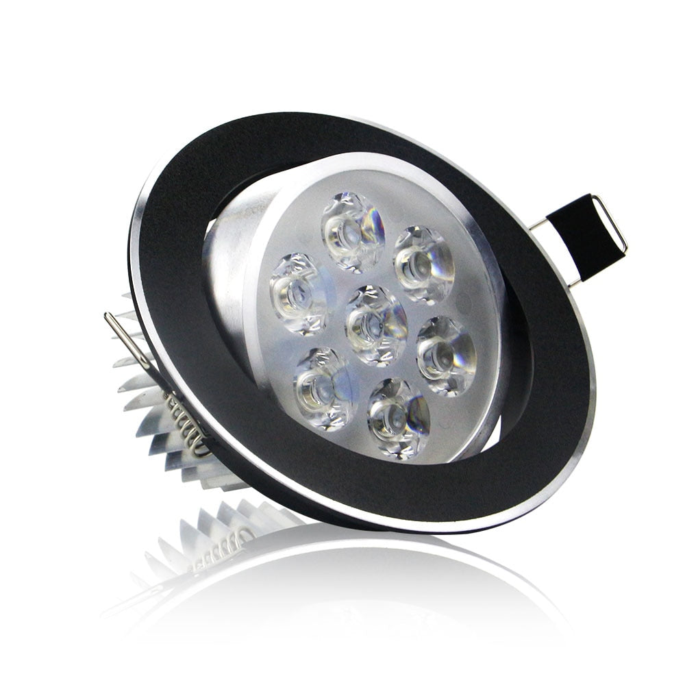 DBF Super Bright Angle Adjustable 3W 5W 7W 9W 12W 15W LED Ceiling Recessed Downlight Dimmable LED Ceiling Spot Light AC85-265V