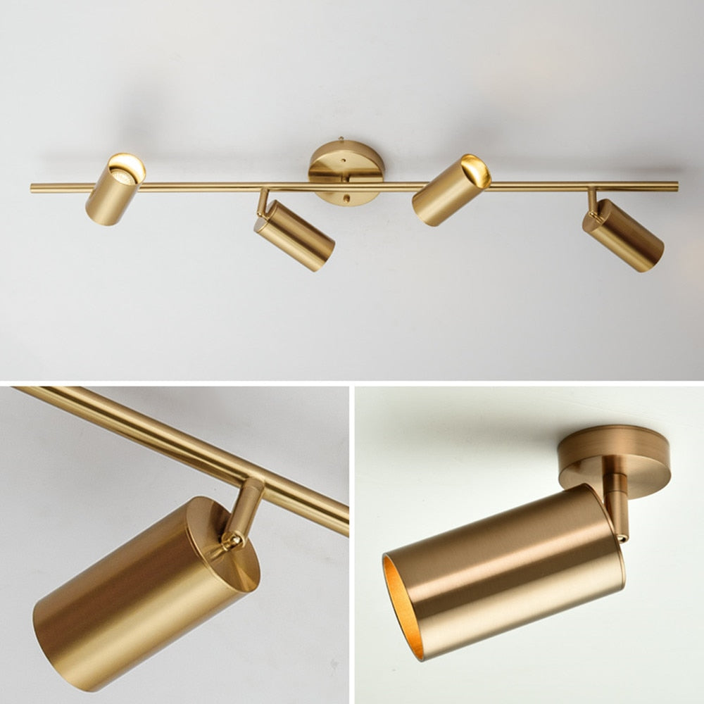 DBF 360 Degree Rotatable Surface Mounted Ceiling Downlight with GU10 LED Bulb Ceiling Spot Light for Kitchen Pic TV Background