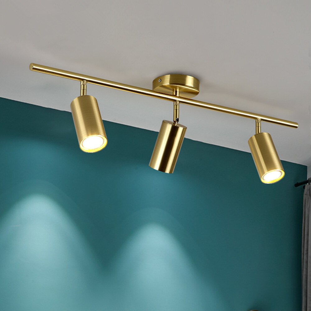 DBF 360 Degree Rotatable Surface Mounted Ceiling Downlight with GU10 LED Bulb Ceiling Spot Light for Kitchen Pic TV Background