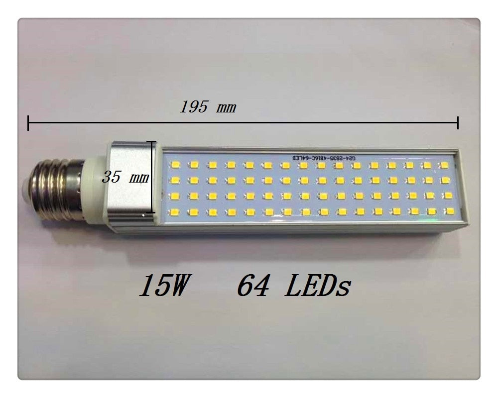 LED Lampada E27 G24 G23 PL led Corn lamp bombillas for downlight luz velas frio PLC 5W 7W 9W 12W 15W Bulb Light 85-265V/AC