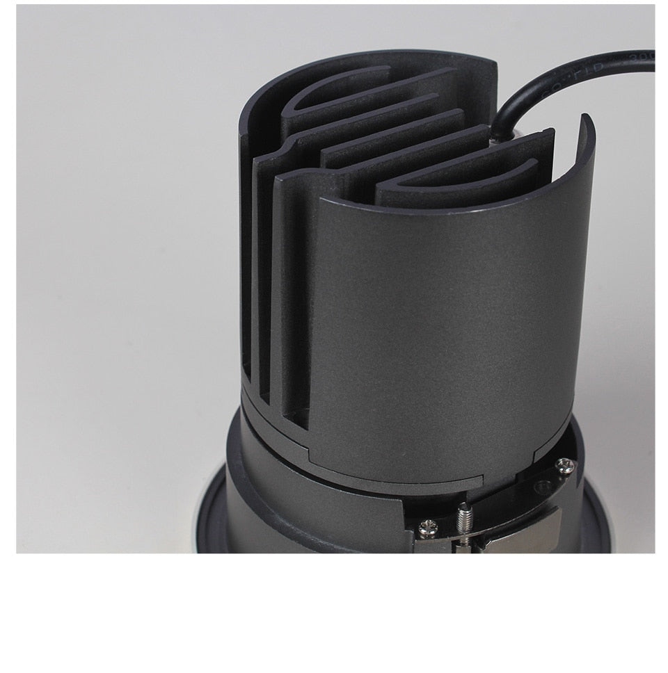 High-End LED Downlights Embedded Living Room Spotlight Aperture Size 7-8 CM 12W Hotel Corridor Light