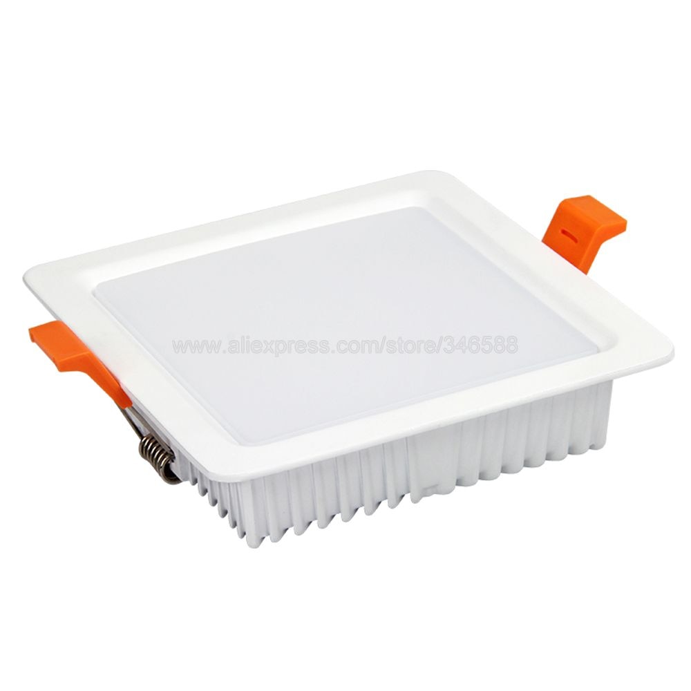 Mi.Light FUT064 9W RGB+CCT Square LED Downlight AC110V 220V LED Ceiling Spotlight 2.4G Wireless Control WiFi APP Voice Control