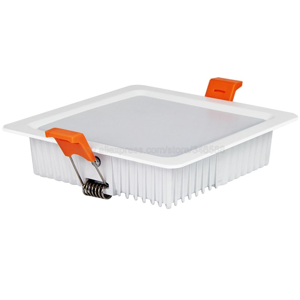 Mi.Light FUT064 9W RGB+CCT Square LED Downlight AC110V 220V LED Ceiling Spotlight 2.4G Wireless Control WiFi APP Voice Control
