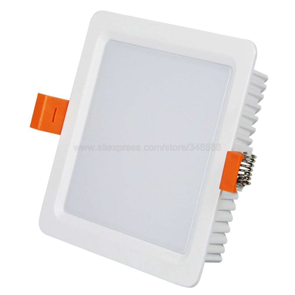 Mi.Light FUT064 9W RGB+CCT Square LED Downlight AC110V 220V LED Ceiling Spotlight 2.4G Wireless Control WiFi APP Voice Control
