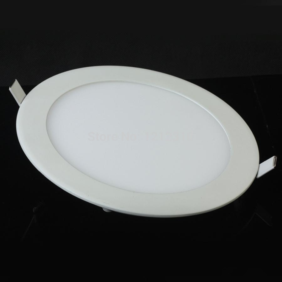 LED Downlights 20pcs 9W Round Ultrathin SMD 2835 Power Driver Ceiling Panel Lights Cool Warm White