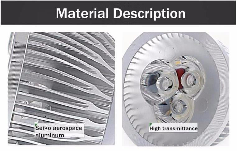 High Power Spotlight Bulb MR16 12V Dimmable 9W 12W 15W LED Light Warm/Cool White LED Lamp Downlight