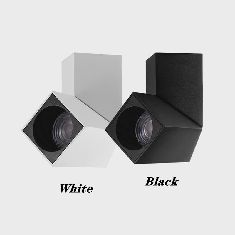 Folding 360° Rotation Dimmable LED Downlights 15W/20W COB LED Ceiling Spot Lights 85~265V LED Background Lamps Indoor Lighting