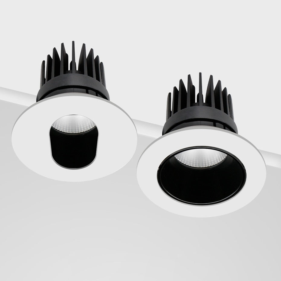 New Led Downlight Dimmable Recessed Spot Led Anti-glare Ceiling Lamp 7W 10W 12W Indoor Living Room Bedroom Corridor Wall Washer