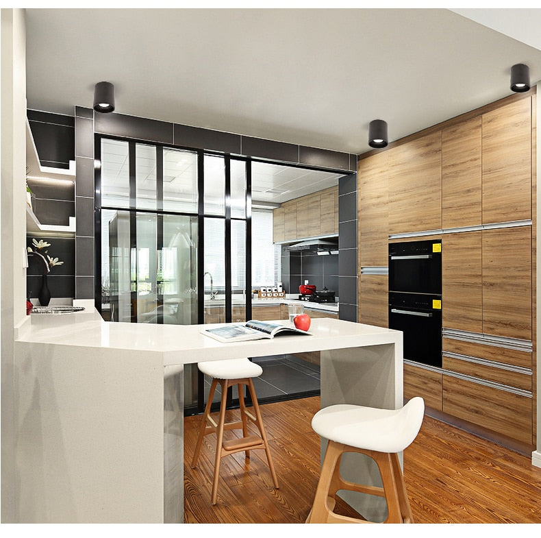 Dimmable LED spotlight 5W 7W 10W 15W 20W 110v/220v downlight angle adjustable ceiling type living room bedroom household spotlight