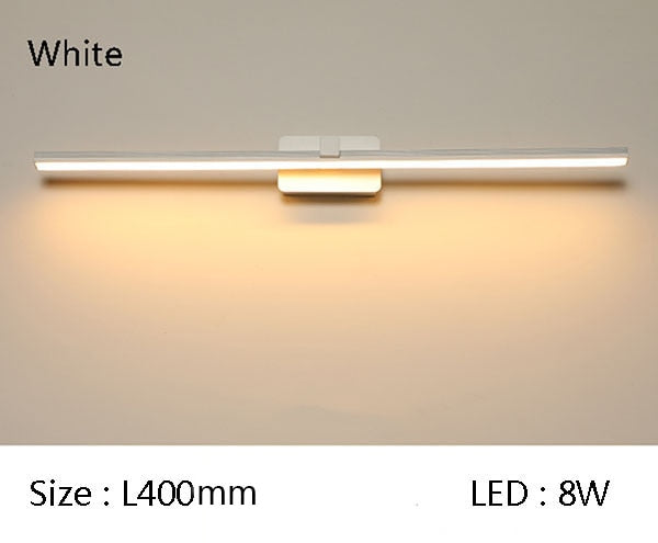 Simple modern led mirror before the lamp bathroom bathroom mirror cabinet lighting waterproof fog lamps Nordic bathroom lights