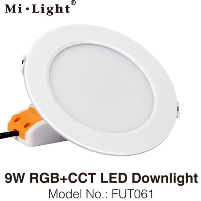 Milight 6W 9W 12W 15W 18W 25W RGB+CCT LED Downlight Ceiling Spotlight AC110V 220V FUT060 061 062 063 064 065 066 068 069 Spotlight