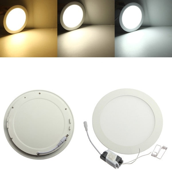 Ultra Thin LED 50pcs/lot Panel Downlight 12W Round LED Ceiling Recessed Light AC85-265V Panel Lamp