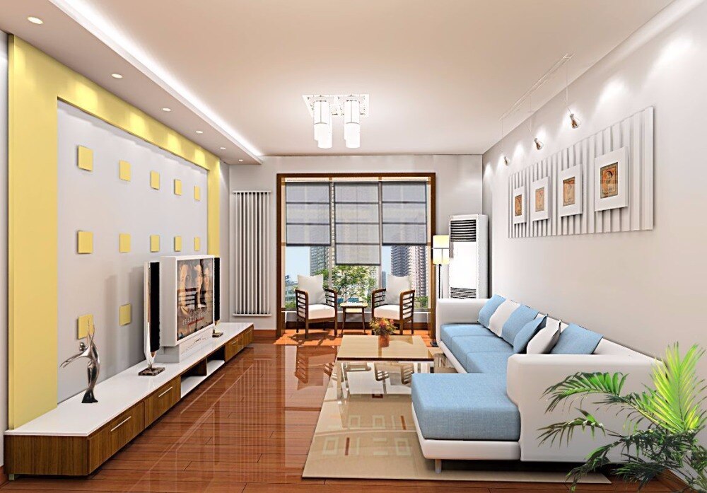 LED Downlights 20PCS/lot or 30PCS/lot 6W LED Square Recessed Glass Ceiling Light Indoor