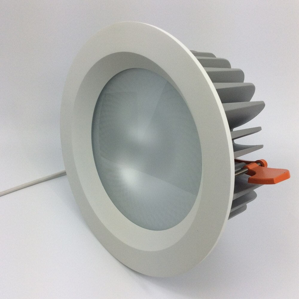 Power LED Waterproof Recessed 40W 55W Downlight Fixture 50 Beam Angle LED IP54 Lamp Security Fixed Plate
